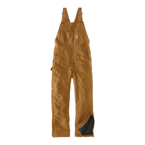 Carhartt Salopette Isolée En Canard | Marron | Choisissez La Taille