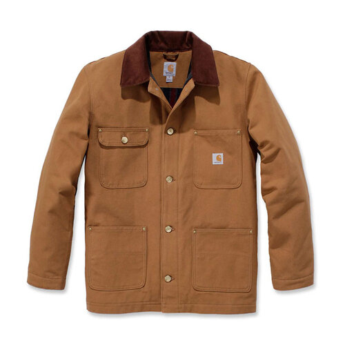 Carhartt Fester Enten-Arbeitsmantel | Braun | Wählen Sie Größe