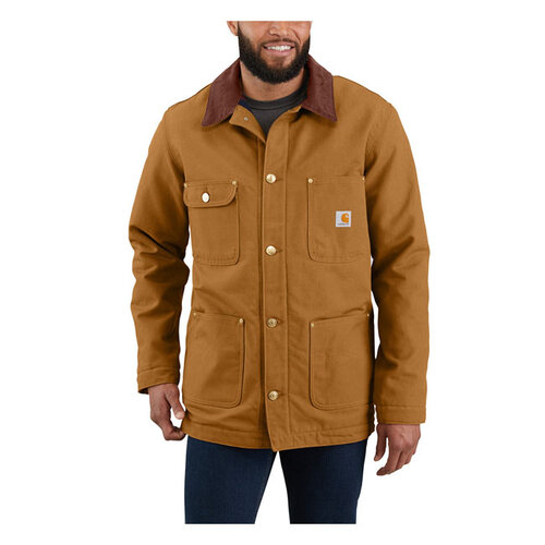 Carhartt Fester Enten-Arbeitsmantel | Braun | Wählen Sie Größe