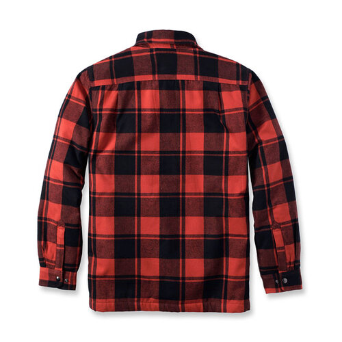 Carhartt Flanellhemd Mit Sherpa-Futter | Roter Ocker | Wählen Sie Größe