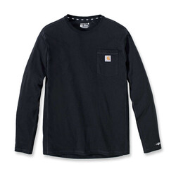Force Flex Pocket T-Shirt L/S | Schwarz