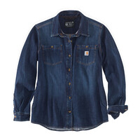 Middelzwaar Damesoverhemd | Denim | Kies Maat
