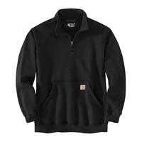 Quarter-Zip Sweatshirt | Black | Choose Size