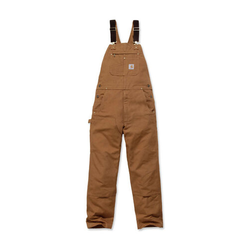Carhartt Relaxed Fit Duck-Slabbetje | Bruin | Kies Maat