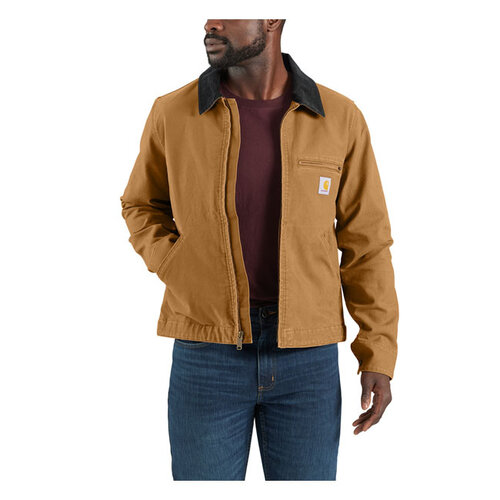 Carhartt Relaxed Fit Duck Detroit Jacke | Braun | Wählen Sie Größe