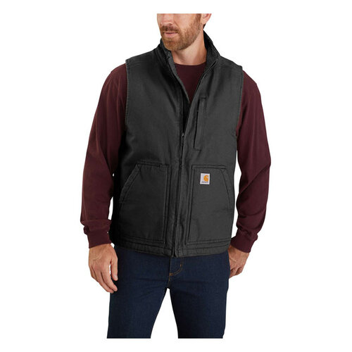 Carhartt Vest Met Sherpavoering En Nephals | Zwart | Kies Maat