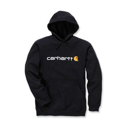 Kapuzenpullover Mit Signatur-Logo | Schwarz | Wählen Sie Größe