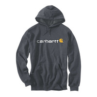 Hoodie Met Kenmerkend Logo | Koolstofheide | Kies Maat