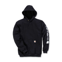 Sleeve Logo Hoodie | Black | Choose Size