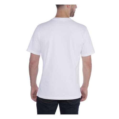 Carhartt Effen T-Shirt | Wit | Kies Maat