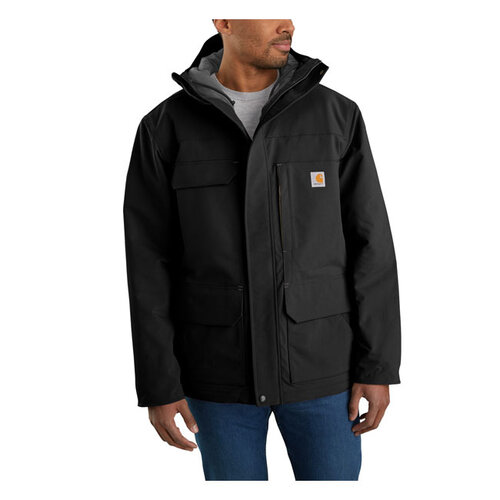 Carhartt Super Dux Bonded Chore Coat | Schwarz | Wählen Sie Größe