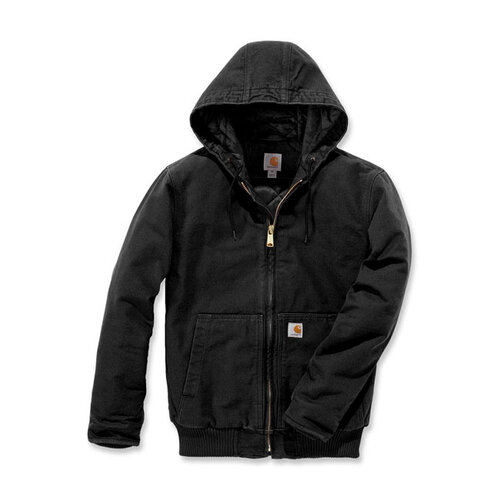 Carhartt Gewassen Eend Geïsoleerde Actieve Jassen | Zwart | Kies Maat