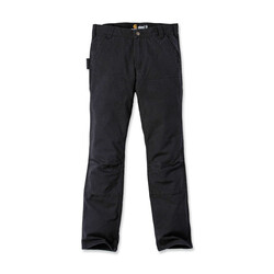Work Pants Stretch | Duck Double Front Black