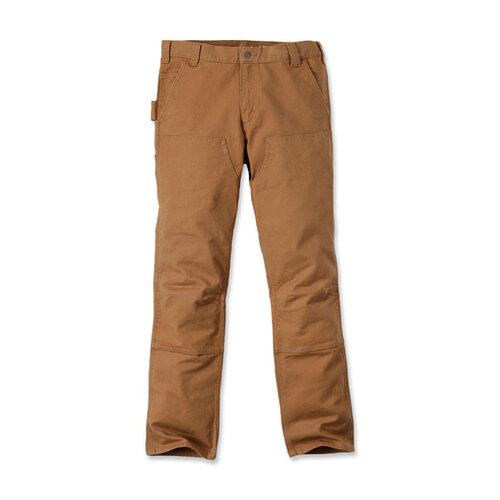 Carhartt Arbeitshose Stretch | Duck Double Front Braun | Wählen Sie Größe