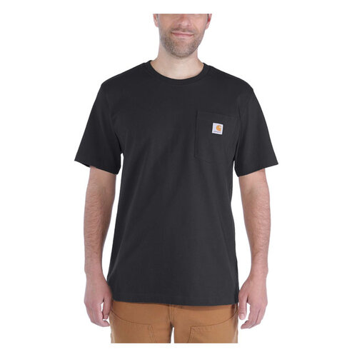 Carhartt T-Shirt Workwear Pocket S/S | Noir | Choisissez La Taille