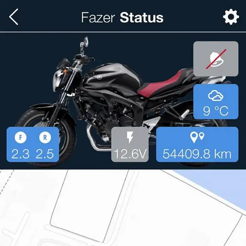 Motogadget Motogadget Mo.pressure – Système de surveillance de la pression des pneus