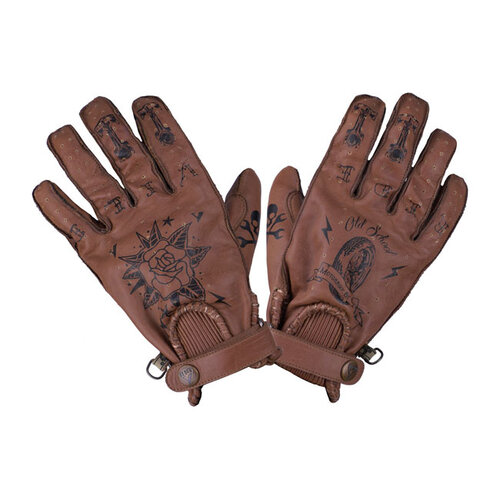 By City Gants Seconde Peau | Tatouage Marron | Choisissez La Taille