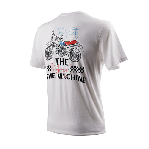 By City Zur Zeitmaschine T-Shirt | Weiß | Wählen Sie Größe