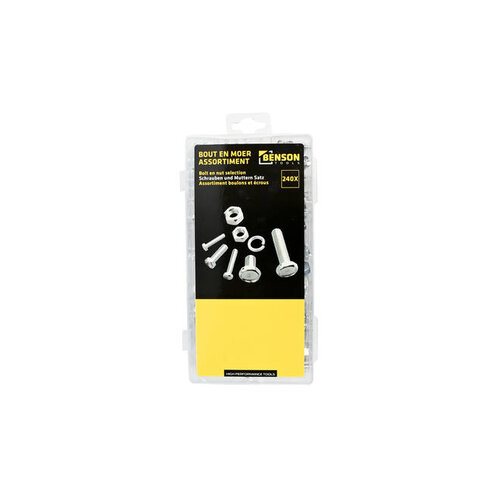 Benson Tools Bolt- and nut selection 240 pcs