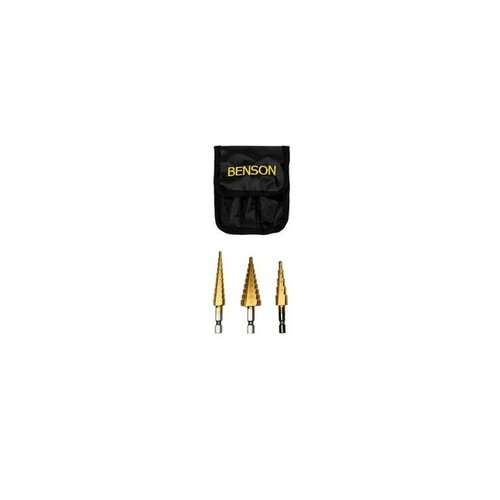 Benson Tools Bohrersatz graduiert 3-tlg. HSS Titan