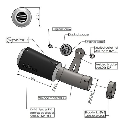 Leo Vince Leovince Slip-on Muffler | E-Keur