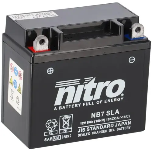 NITRO YB7 Onderhoudsvrije accu