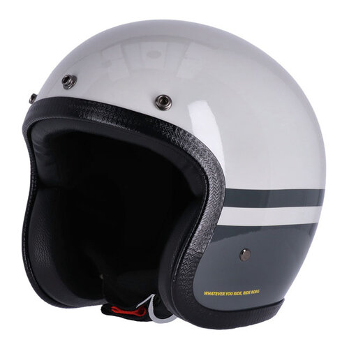 Roeg Jettson 2.0 Fog Line Helm | Weiß/Grau | Wählen Sie Größe