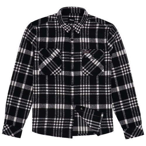 Roeg Chemise En Flanelle Blaze | Noir | Choisissez La Taille