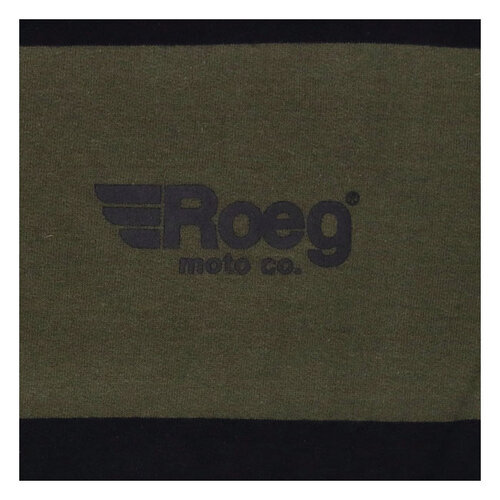 Roeg Shawn-Streifen-Sweatshirt | Armee/Schwarz | Wählen Sie Größe