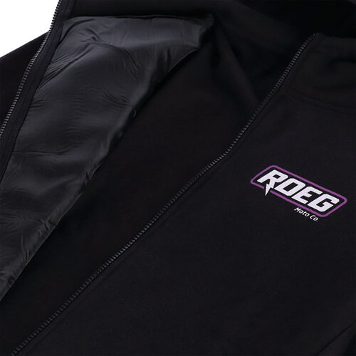 Roeg Sweat À Capuche Zippé Howard Rfnfr | Noir | Choisissez La Taille