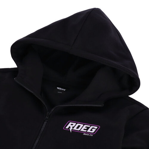 Roeg Sweat À Capuche Zippé Howard Rfnfr | Noir | Choisissez La Taille
