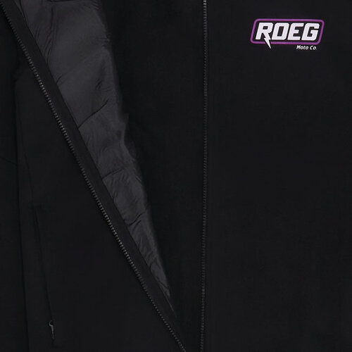 Roeg Sweat À Capuche Zippé Howard Rfnfr | Noir | Choisissez La Taille