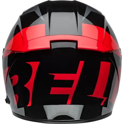 Bell Lithiumhelm - Shear Gloss Metallic Grijs/Rood
