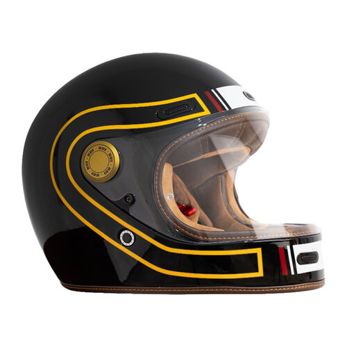 By City Roadster III-Helm | Zwart/Geel | Kies Maat