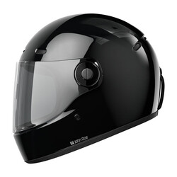 Casque JD/ONE | Noir brillant | Choisissez la taille