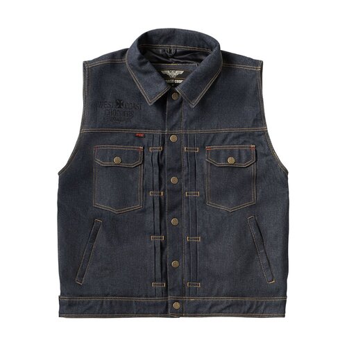 13½ WCC x 13 1/2 Dominator RAW denim riding vest