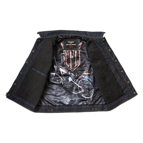 13½ WCC x 13 1/2 Dominator RAW denim riding vest