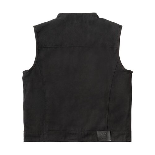 13½ WCC x 13 1/2 Dominator black canvas riding vest