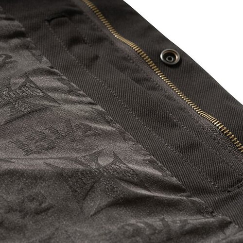 13½ WCC x 13 1/2 Dominator black canvas riding vest