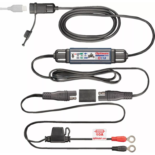 Tecmate Batterij naar USB-C-oplader