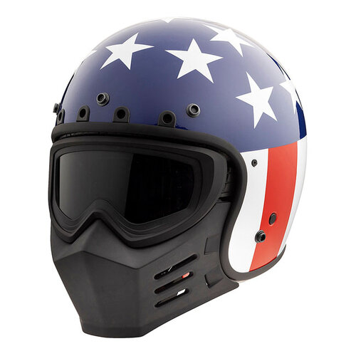 Simpson Masque Pour Chopper | Noir