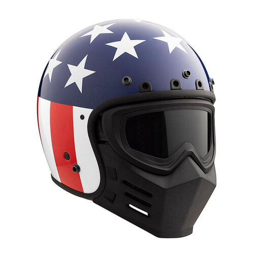 Simpson Masque Pour Chopper | Noir