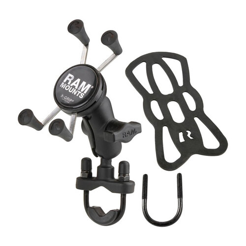 RAM Mounts X-Grip Phone Mount W/U-Bolt Base |  Small Phone | Choose Size