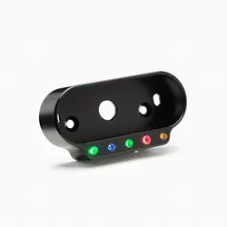 Motoscope Mini Combi Frame met indicatielampjes zwart
