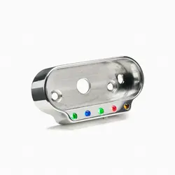 Motoscope Mini Combi Frame met indicatielampjes gepolijst