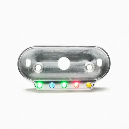 Motogadget Motoscope Mini Combi Rahmen mit Blinkern poliert