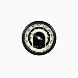 Motoscope Tiny Speedster Zwart Geanodiseerd