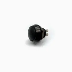 Drucktaster kompakt M12 Schwarz