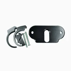 Motoscope Mini Combi Stuur Clip-Kit Beugel Zwart Geanodiseerd