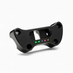 Mini-pince supérieure pour guidon Motoscope 1 pouce, noire, pour HD